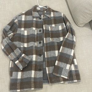Zara plaid overshirt